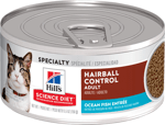 Hill's Science Diet Adult Hairball Control Ocean Fish Entrée